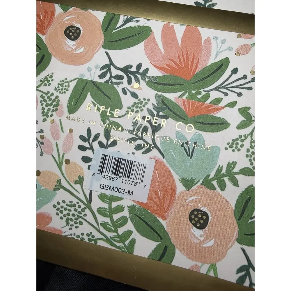 New Rifle Paper Co Wildflower Lot Of 5 1-Large 2-Medium 2-Small Flower Gift Bags